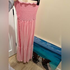 Pink!!Dress!! And necklace